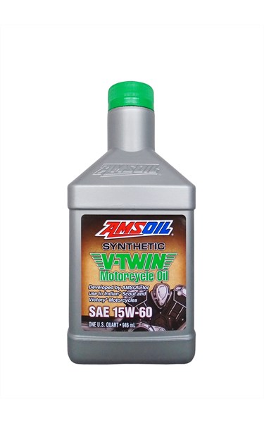 15W-60 Synthetic V-Twin Motorcycle Oil
