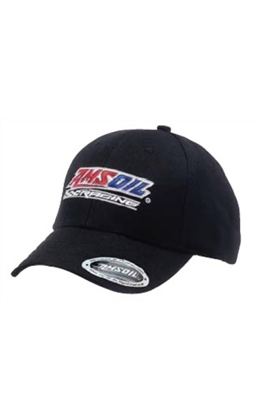 Бейсболка черная AMSOIL Racing