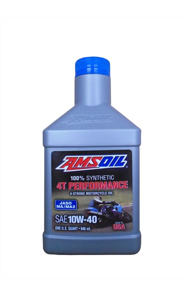 100% Synthetic 4T Performance 4-Stroke Motorcycle Oil SAE 10W-40